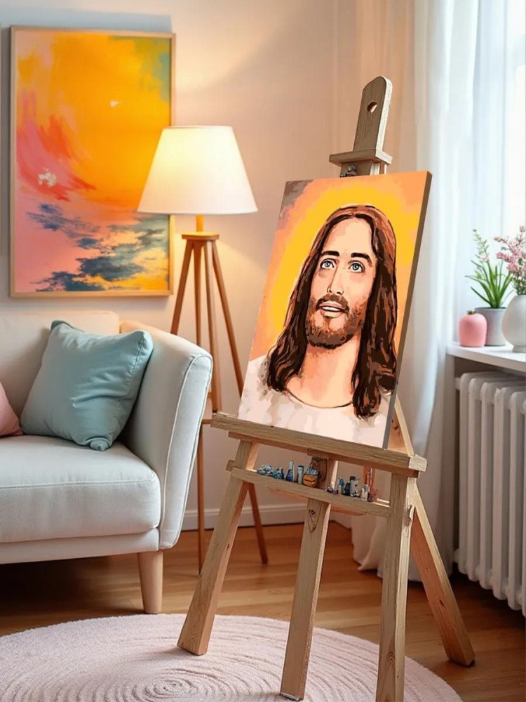 Картина по номерам «Иисус» — картинка 9