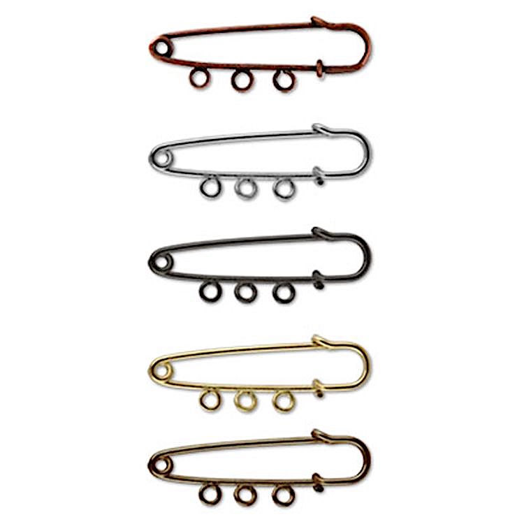 Булавка для подвесок 5 см, цвет: под никель, Zlatka — картинка 2