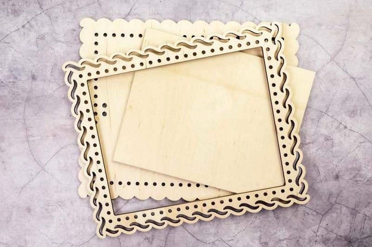 Рамка «Веревочка» малая, ажурная, 10x13 см — картинка 2