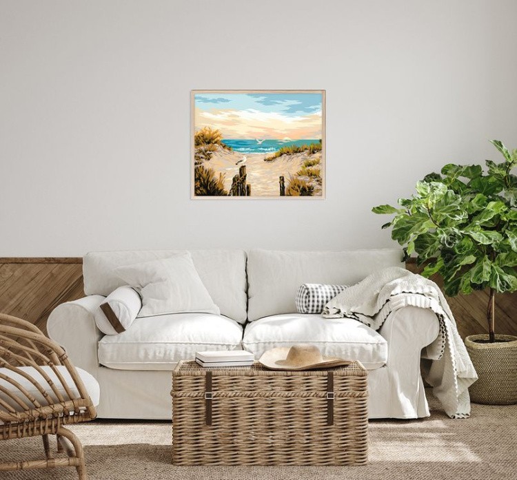 Картина по номерам «На побережье» — картинка 4