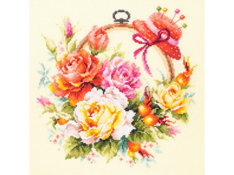 Набор для вышивания «Розы для мастерицы»