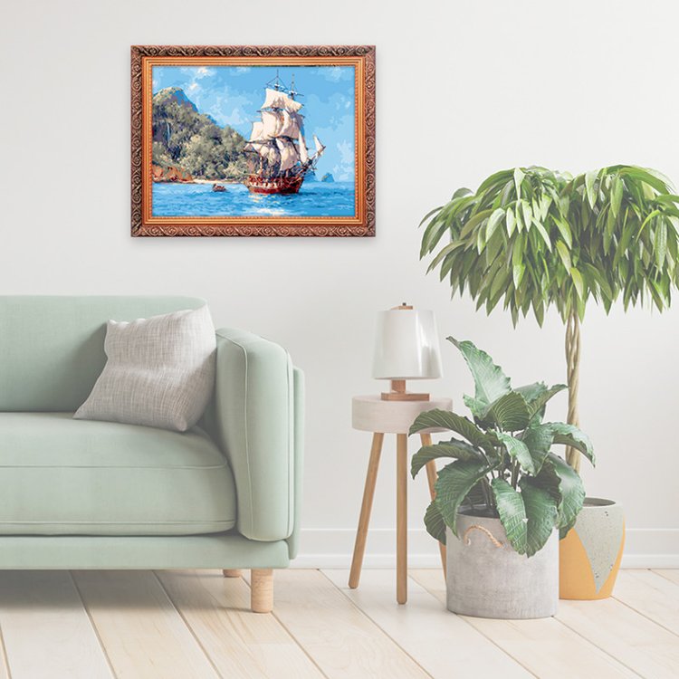 Картина по номерам «На далеких островах» — картинка 6