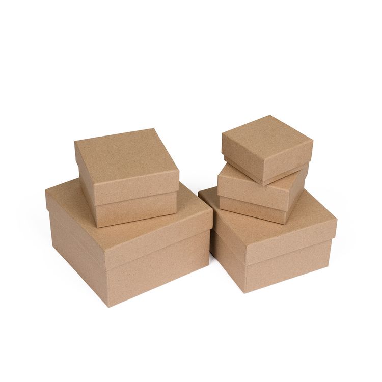 Набор подарочных коробок, форма: квадрат, 5 шт., Stilerra
