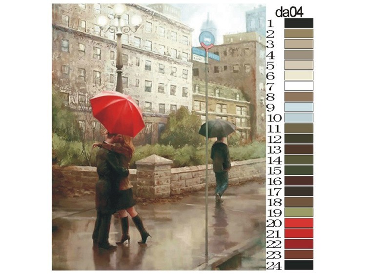 Картина по номерам «Встреча» — картинка 2