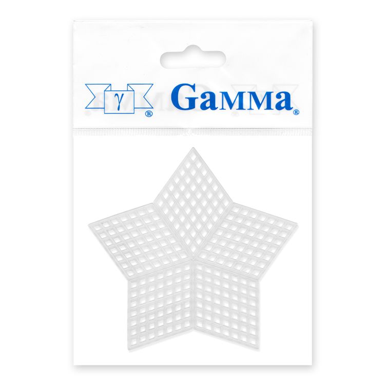 Канва пластиковая «Звезда малая», 10 шт., 100% полиэтилен, 9х9 см, Gamma — картинка 3