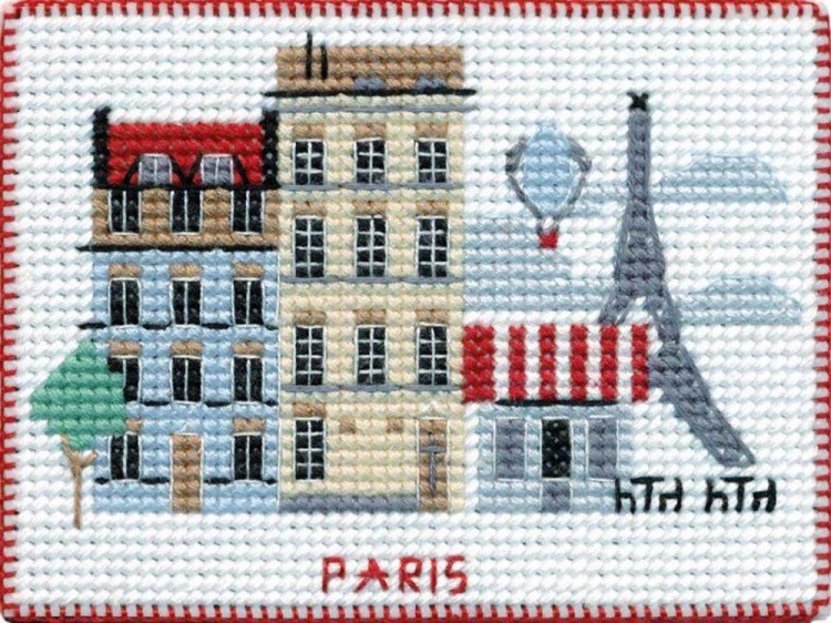 Набор для вышивания «Магнит. Столицы мира. Париж»