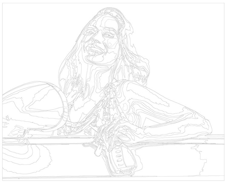 Картина по номерам «Барби: Марго Робби в машине 2» — картинка 3