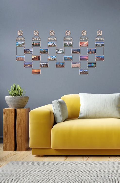 Деревянный пазл, двусторонний «Карта мира. Северная Америка», Eco Wood Art — картинка 5