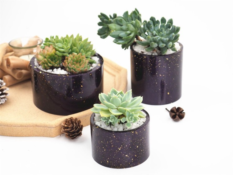 Силиконовый молд - Кашпо, d12x7см — картинка 5