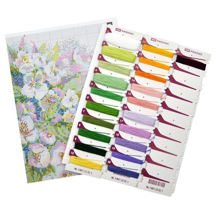 Набор для вышивания «Акварельный жасмин» — картинка 3