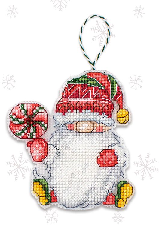 Набор для вышивания «Рождественские гномы» — картинка 7
