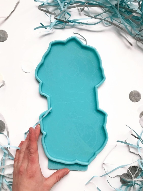 Модель №96 Силиконовый молд Салфетница Роза, 28x15 см, Craftsmen.store — картинка 3