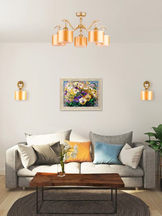 Картина по номерам «Ноктюрн Анютины глазки» — картинка 6