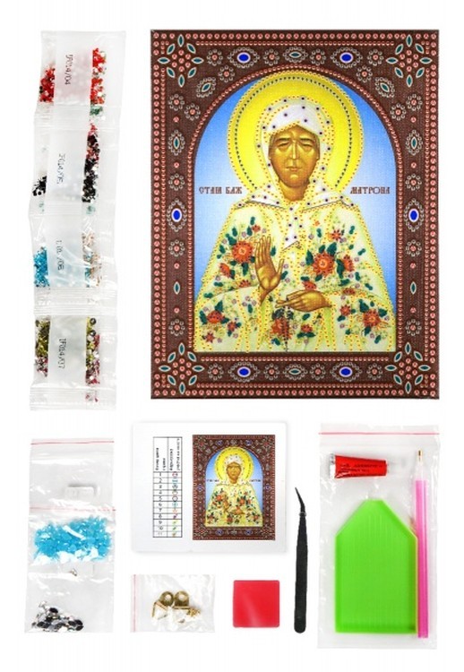 Алмазная вышивка 5D «Святая Блаженная Матрона» — картинка 2