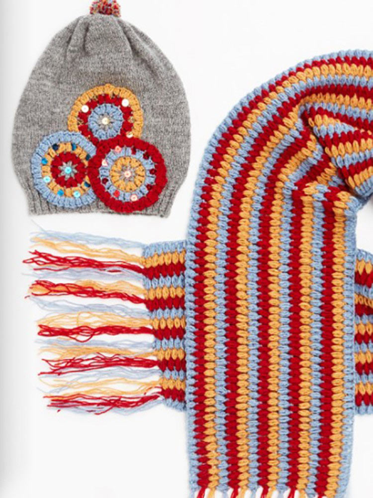 Пряжа NAKO Super inci Narin (Нако Супер инси нарин), (1175), красный, 5 шт. по 100 г — картинка 18