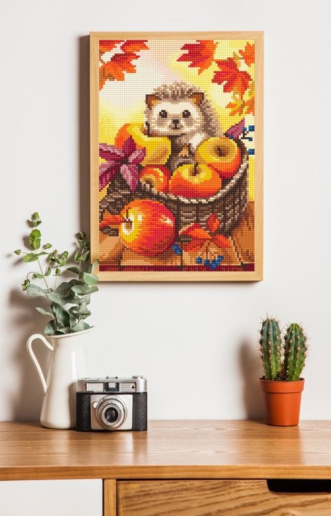 Алмазная вышивка «Яблочный ежик» — картинка 3