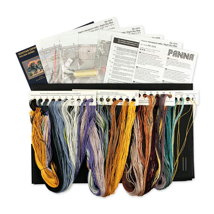 Набор для вышивания «Карта звездного неба» — картинка 2