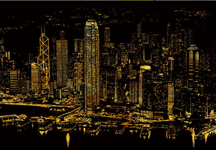 Скретч-картина «Гонконг» — картинка 4