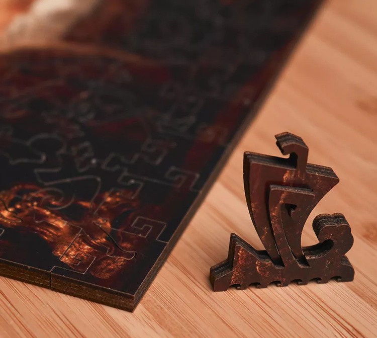 Деревянные пазлы DAVICI «Даная» Рембрандта Харменса ван Рейна — картинка 5