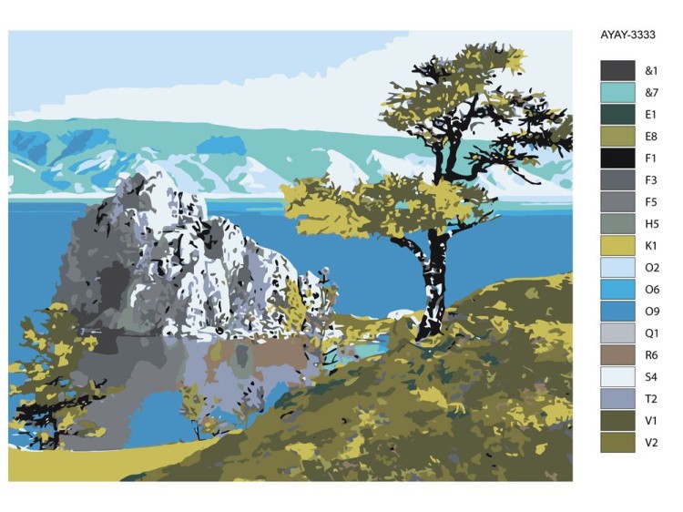 Картина по номерам «Природа» — картинка 2