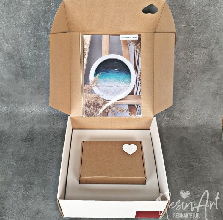 Текстурное морское дно - Набор для рисования эпоксидной смолой (Море) — картинка 2