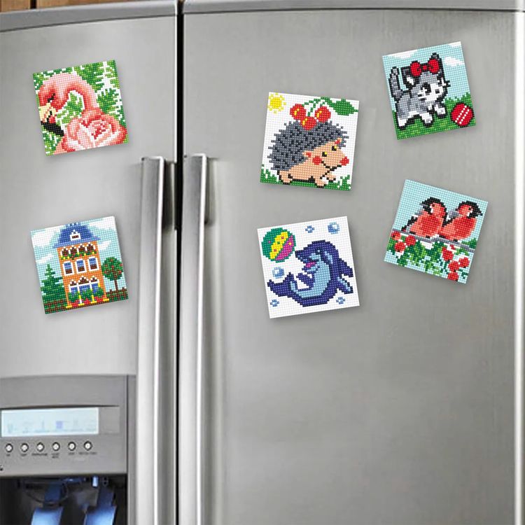 Алмазная вышивка «Котенок c мячиком» — картинка 4