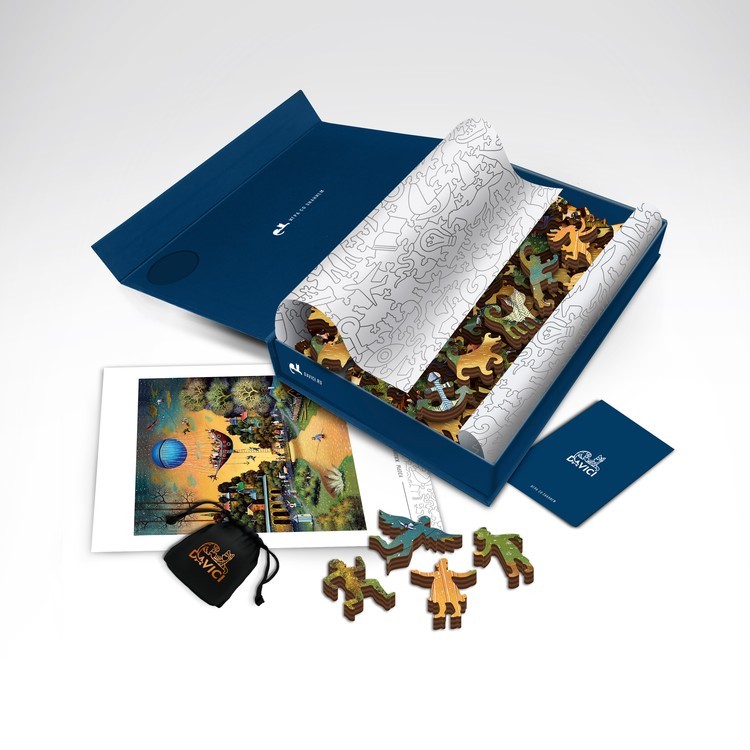 Деревянные пазлы DAVICI «Летучий фрегат» — картинка 9