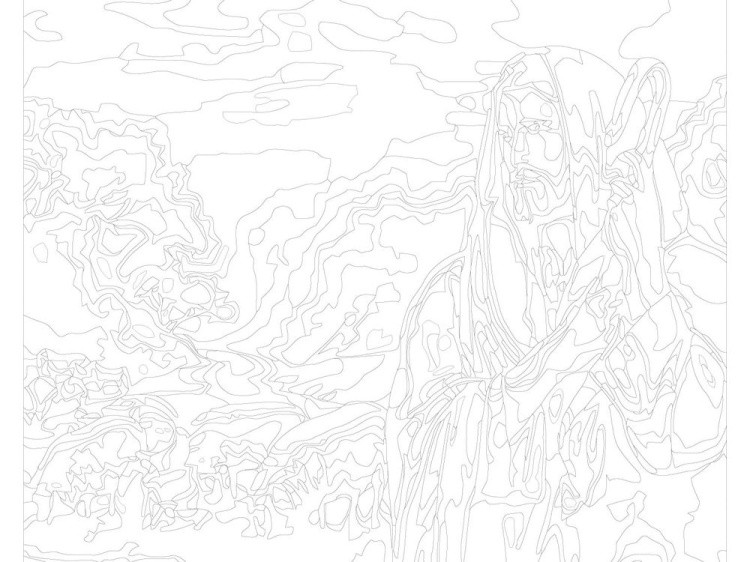 Картина по номерам «Пастух» — картинка 3