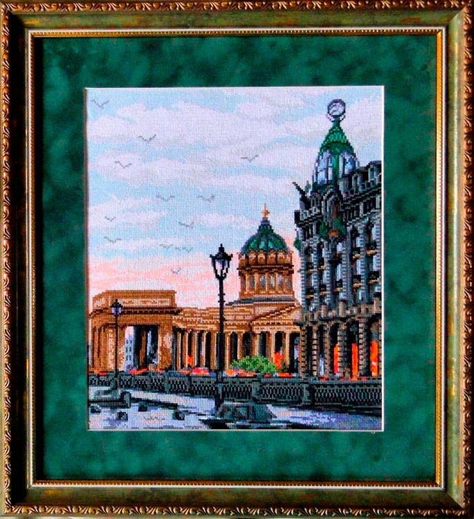 Набор для вышивания «Дом компании «Зингер» — картинка 2