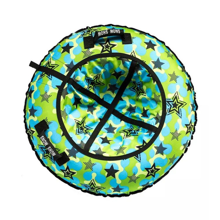 Детская зимняя ватрушка тюбинг для катания 118 см — картинка 4