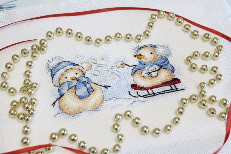 Набор для вышивания «Забавные Снеговики» — картинка 3