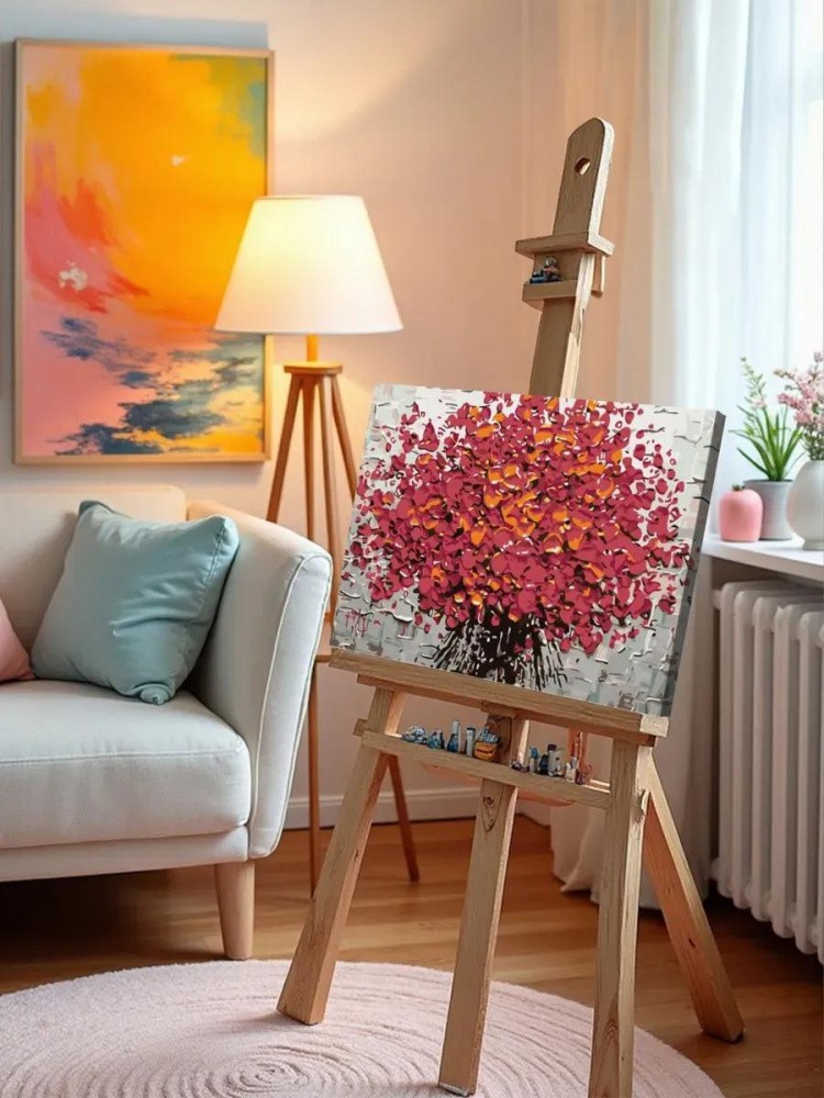 Картина по номерам «Абстрактный букет» — картинка 9