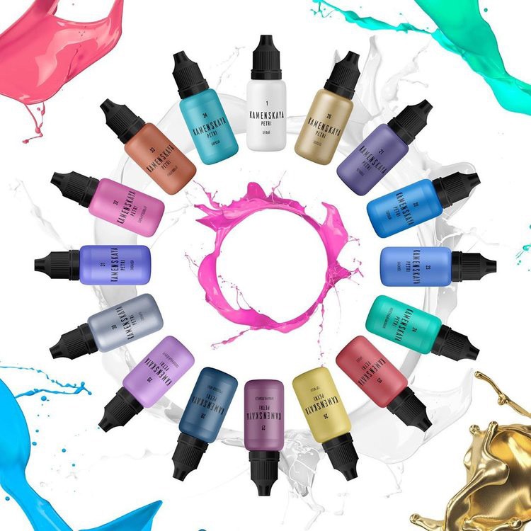 Краска для Петри Petri 26 Горчица 15 мл, Kamenskaya Ink — картинка 4