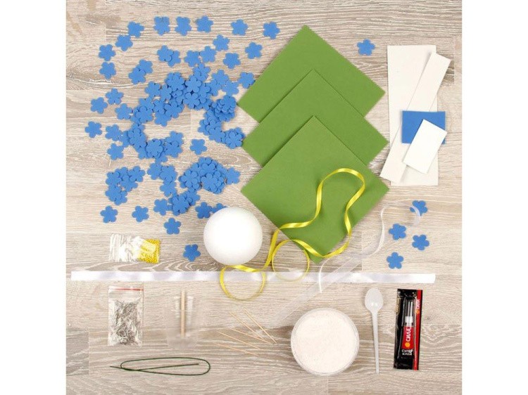 Набор для создания топиария «Незабудка» — картинка 3