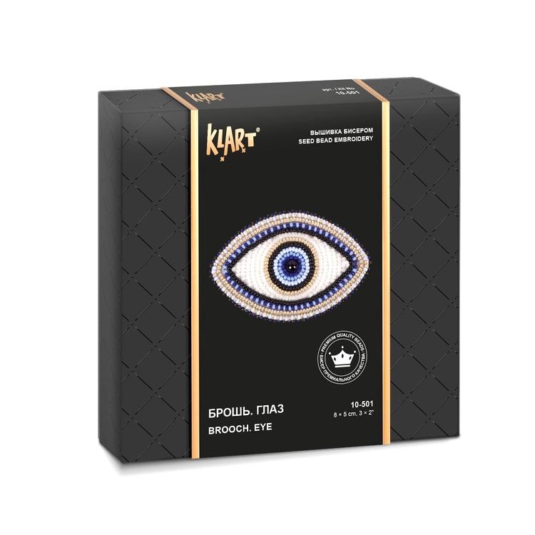 Набор для вышивания «Брошь. Глаз» — картинка 4