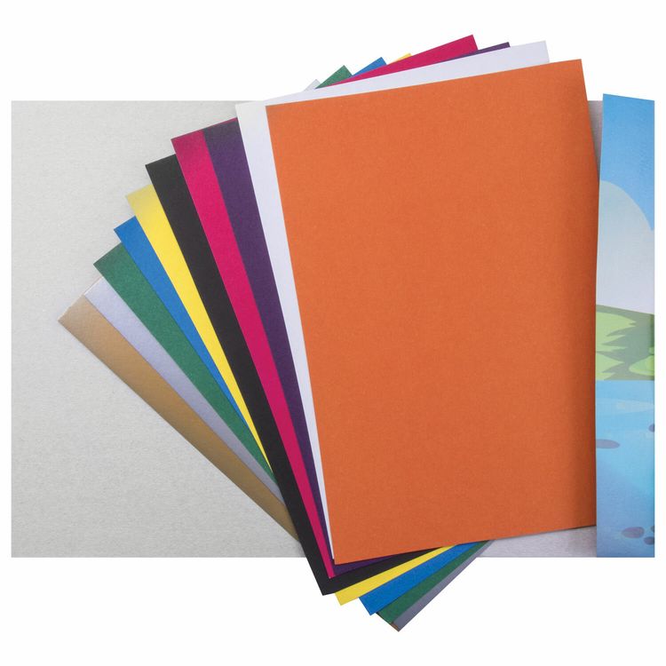 Картон цветной А4 немелованный (матовый) «Котята», 10 листов, 10 цветов, ПИФАГОР — картинка 3