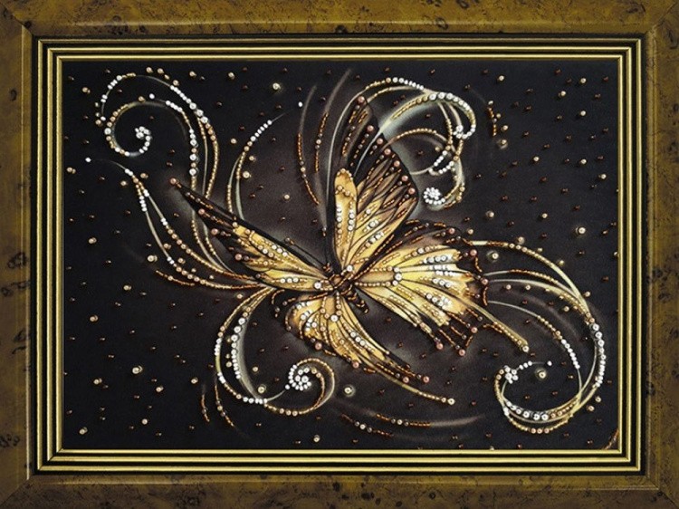 Набор для вышивания «Золотая бабочка»