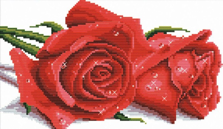 Набор для вышивания «Красные розы»