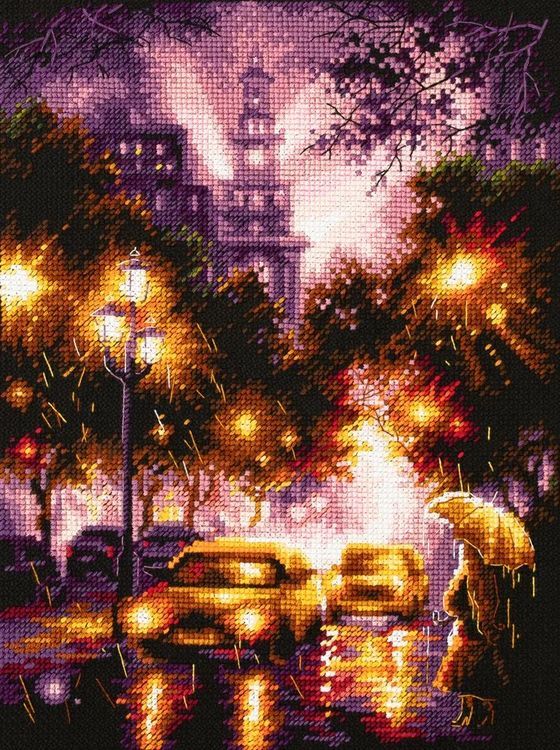 Набор для вышивания «Огни ночного города» — картинка 9