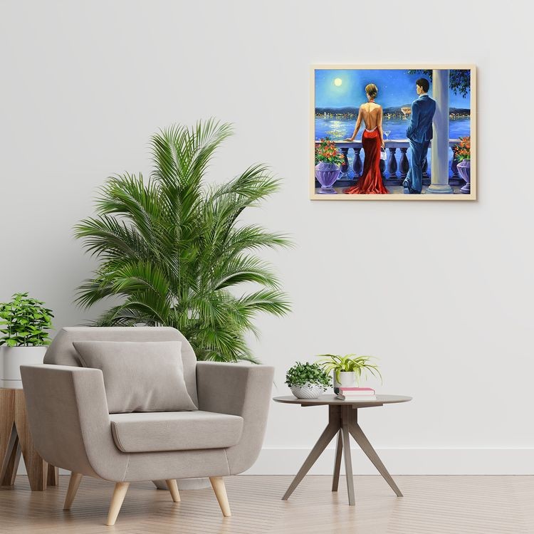 Картина по номерам «Романтический вечер» — картинка 5