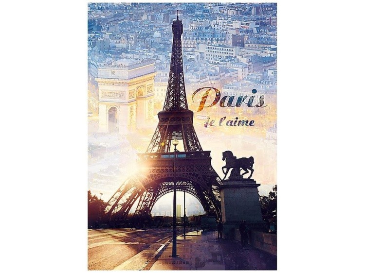 Пазлы «Париж на рассвете»