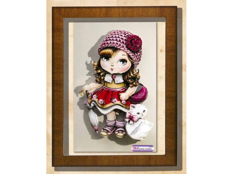 Рамка-аквариум с прозрачным дном для папертоли — картинка 2