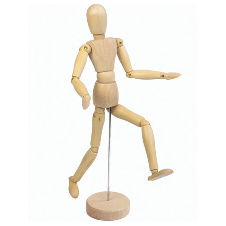 Манекен человека художественный женский, дерево, высота 30 см, BRAUBERG ART CLASSIC — картинка 6