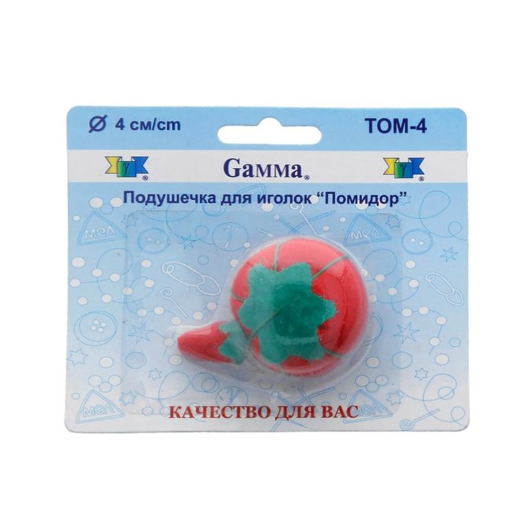Подушечка для игл «Помидор», 4 см, Gamma — картинка 2