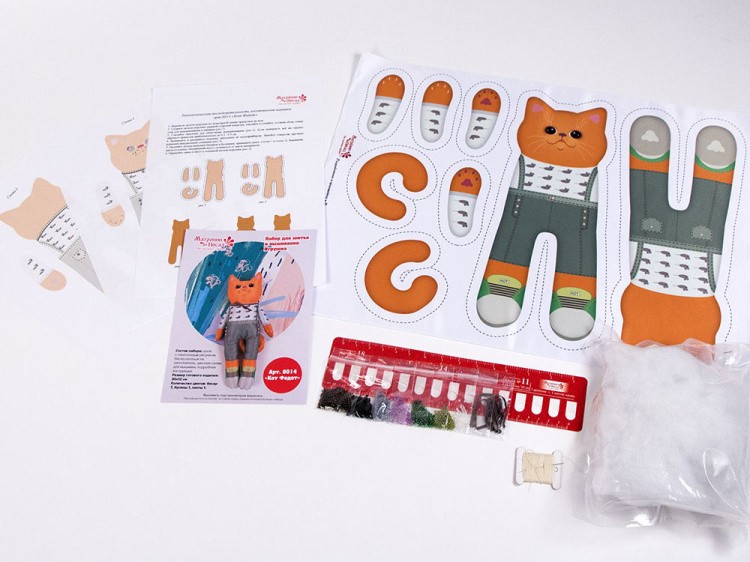 Набор для шитья и вышивания «Кот Федот» — картинка 2