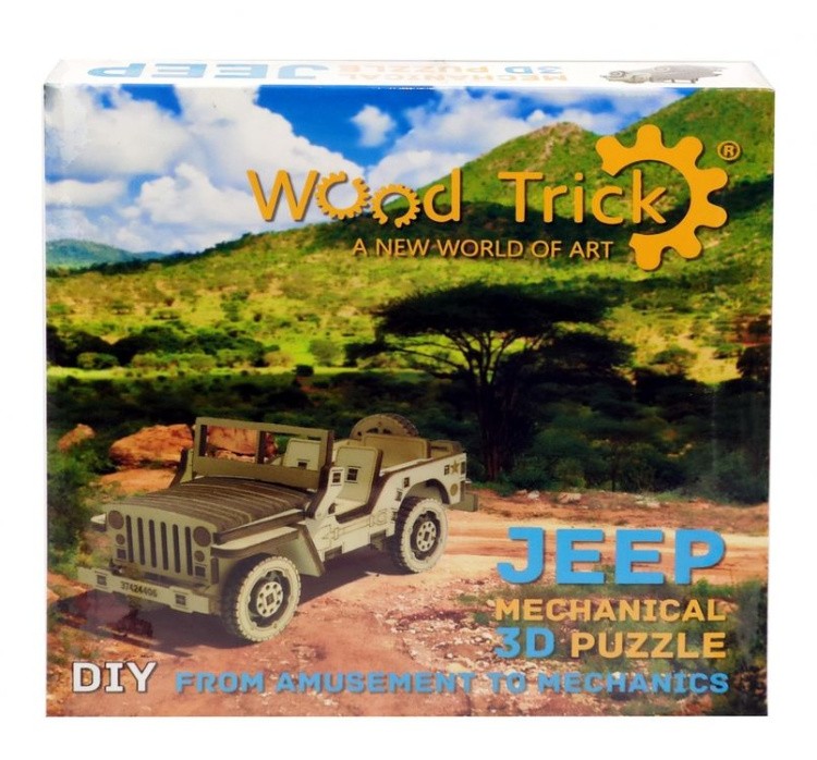 Конструктор из дерева «Джип», Wood Trick — картинка 6