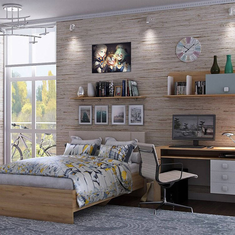 Картина по номерам «Геншин. Альбедо и Сахароза» — картинка 4