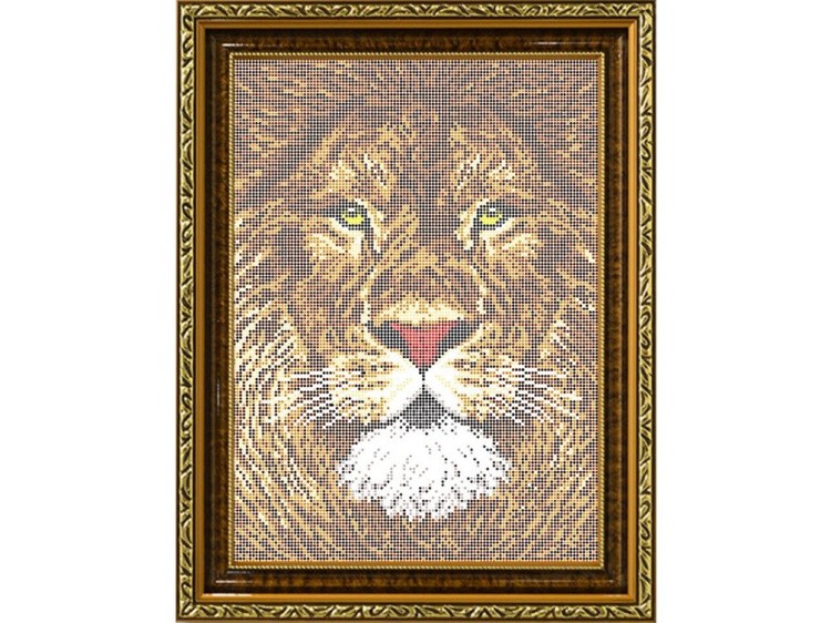 Рисунок на ткани «Царь зверей»