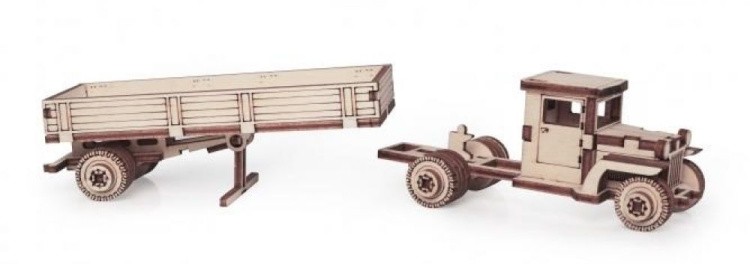 Конструктор из дерева «Грузовичок с прицепом», Армия России — картинка 3