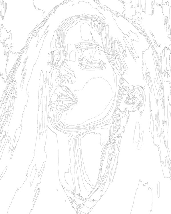 Картина по номерам «K-POP кпоп BlackPink: Ким Джису арт» — картинка 3